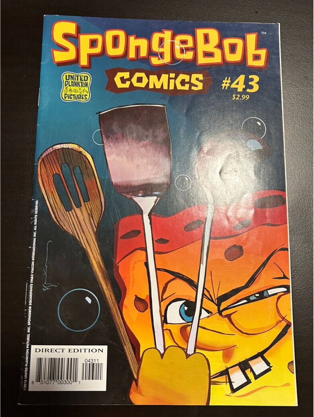 Spongebob Comics #43 Plankton 2015 Bill Sienkiewicz Wolverine Hulk 340 Homage